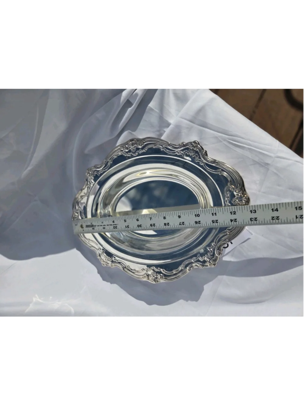 Gorham EP Silverplate Ornate Oval Serving Platter Tray Vintage #1314 – SO7